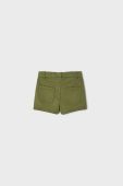 Дитячі шорти Mayoral колір зелений гладке
