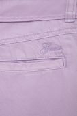 Дитячі шорти Guess колір фіолетовий однотонні (2442985)