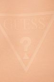 Дитячі шорти Guess колір помаранчевий однотонні регульована талія