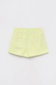 Дитячі бавовняні шорти Guess колір жовтий з принтом