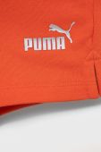 Дитячі шорти Puma 846963 колір помаранчевий з принтом регульована талія