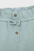 Дитячі бавовняні шорти United Colors of Benetton однотонні регульована талія колір блакитний (2333425)
