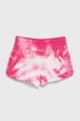 Дитячі бавовняні шорти United Colors of Benetton колір рожевий візерунок