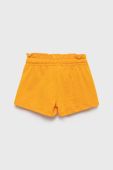 Дитячі бавовняні шорти United Colors of Benetton колір помаранчевий однотонні (2393586)