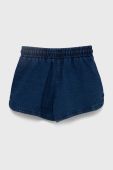 Дитячі шорти United Colors of Benetton колір синій однотонні
