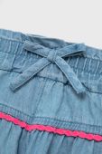 Дитячі бавовняні шорти United Colors of Benetton однотонні колір блакитний (2349175)