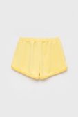 Дитячі шорти Kids Only колір жовтий однотонні