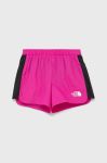 Дитячі шорти The North Face колір рожевий з принтом (2203762)