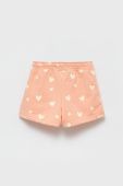 Дитячі шорти Femi Stories Missy колір помаранчевий візерунок регульована талія