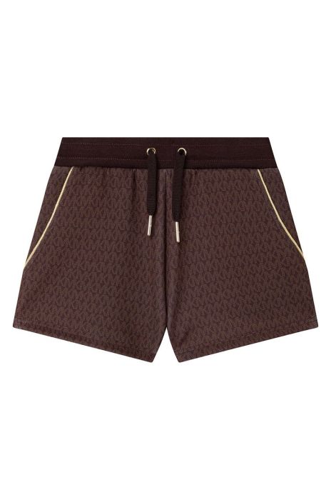 Дитячі шорти Michael Kors колір коричневий візерунок регульована талія (2185501)