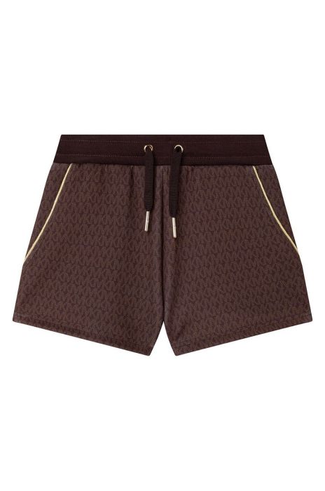 Дитячі шорти Michael Kors колір коричневий візерунок регульована талія (2185512)