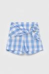 Дитячі бавовняні шорти Birba&Trybeyond візерунок колір блакитний (2247745)