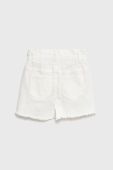 Дитячі шорти Tom Tailor колір білий однотонні регульована талія