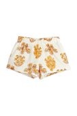 Дитячі бавовняні шорти Mini Rodini колір бежевий візерунок