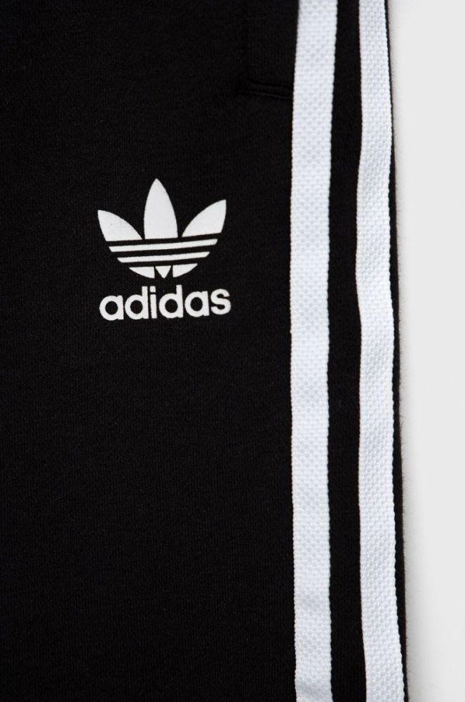 Дитячі шорти adidas Originals H32342 колір чорний гладке регульована талія фото 3