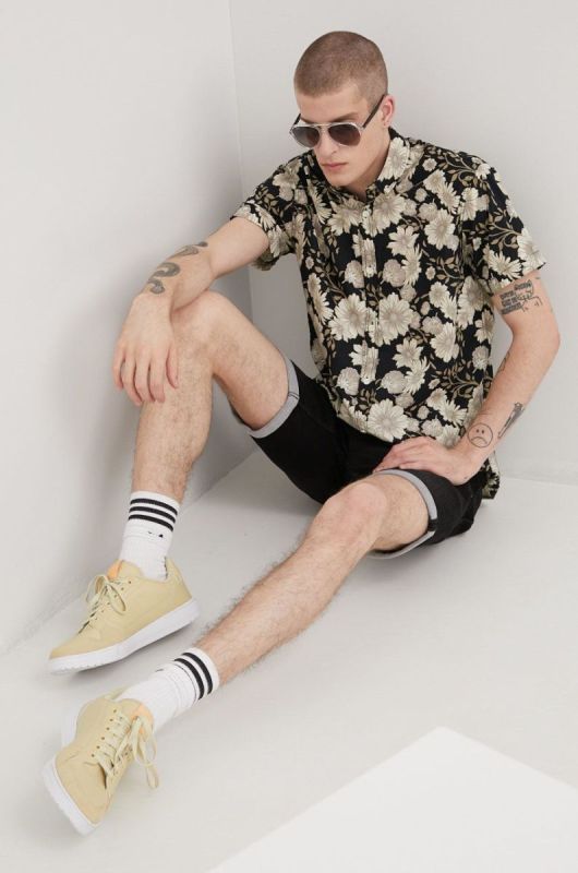 Джинсові шорти Jack & Jones чоловічі колір чорний (2334812) фото 2