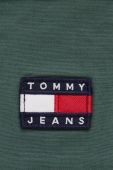Шорти з домішкою льону Tommy Jeans чоловічі колір зелений