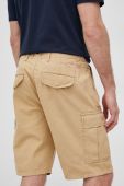 Бавовняні шорти Scotch & Soda чоловіче колір бежевий