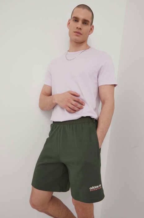 Шорти adidas Originals HF4768 чоловічі колір зелений HF4768-SHAGRN