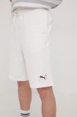 Бавовняні шорти Puma 533957 чоловічі колір білий меланж
