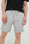 Бавовняні шорти Tom Tailor чоловічі колір сірий