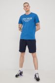 Бавовняні шорти Tom Tailor чоловічі колір синій
