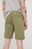 Бавовняні шорти Tom Tailor чоловічі колір зелений