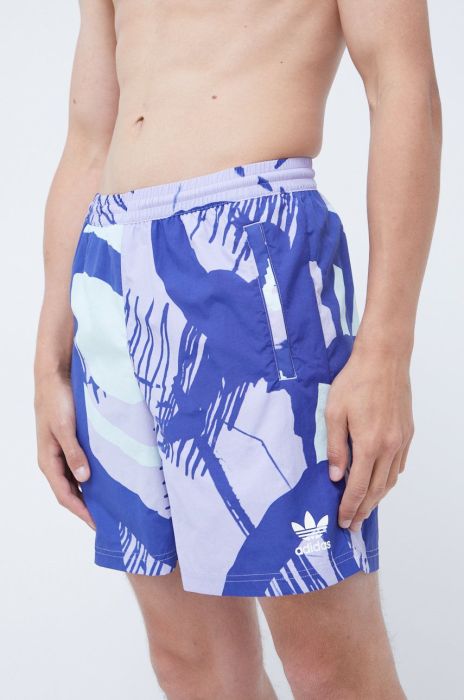 Шорти adidas Originals HC2134 чоловічі колір фіолетовий