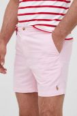 Бавовняні шорти Polo Ralph Lauren чоловічі колір рожевий