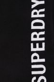 Бавовняні шорти Superdry чоловічі колір чорний