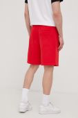 Бавовняні шорти Superdry чоловічі колір червоний
