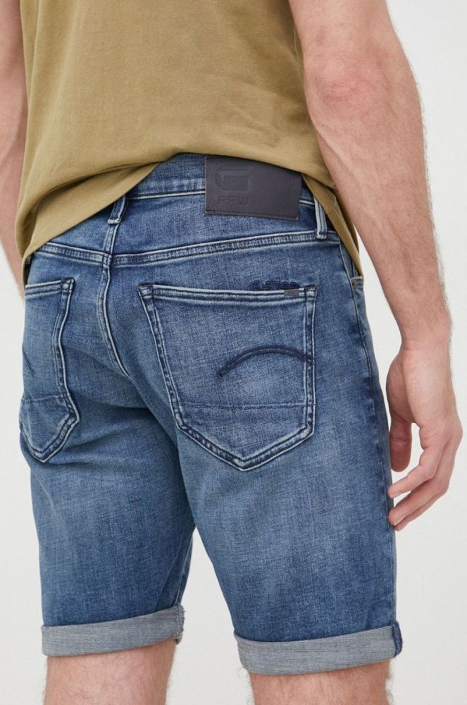 Джинсові шорти G-Star Raw чоловічі колір блакитний (2164989) фото 3