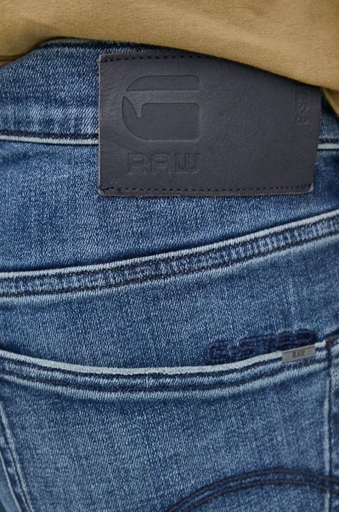 Джинсові шорти G-Star Raw чоловічі колір блакитний (2164989) фото 4