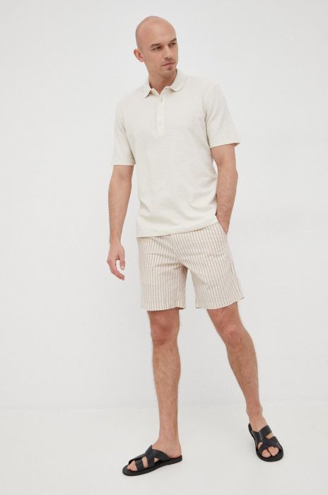 Шорти Selected Homme чоловічі колір бежевий (2355060)