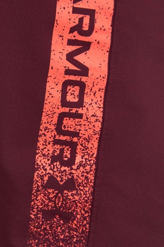 Шорти для тренувань Under Armour чоловічі колір бордовий фото 4