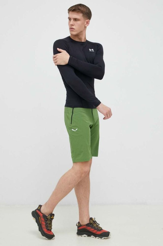 Шорти outdoor Salewa Talveno чоловічі колір зелений фото 2