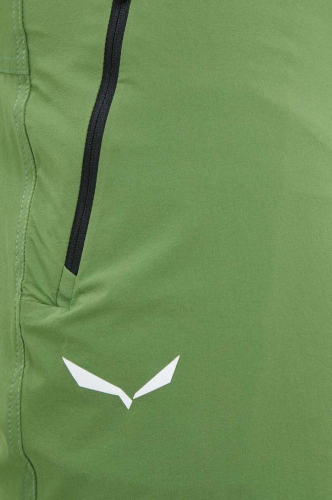 Шорти outdoor Salewa Talveno чоловічі колір зелений фото 4