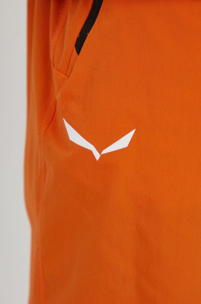 Шорти outdoor Salewa Talveno чоловічі колір помаранчевий фото 4