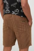Бавовняні шорти Billabong Billabong X Wrangler чоловічі колір коричневий