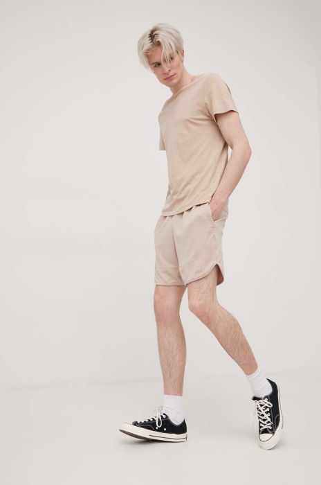 Шорти Arkk Copenhagen чоловічі колір бежевий