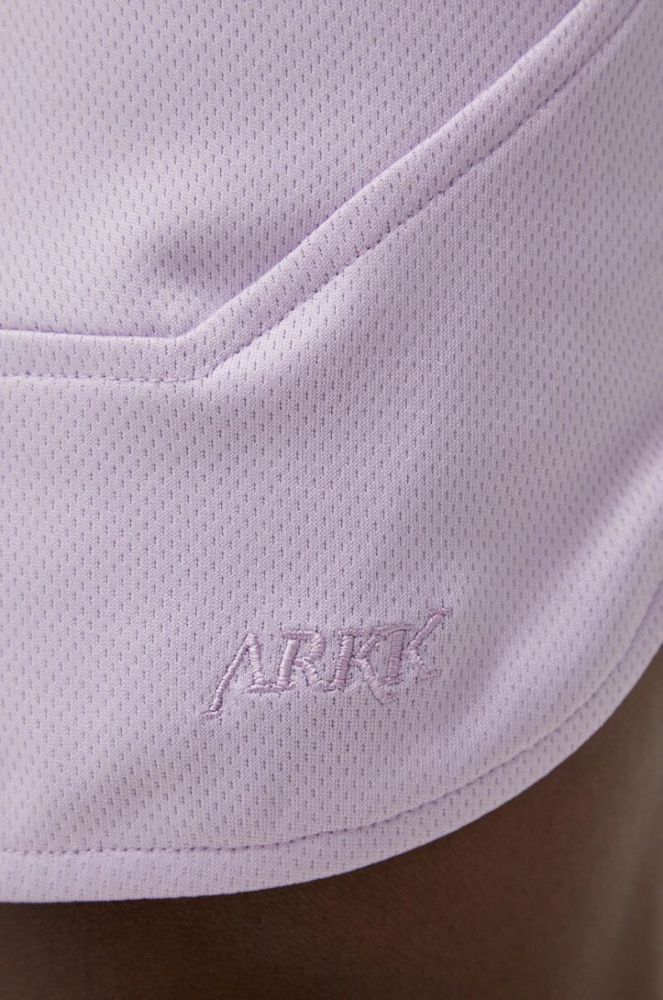 Шорти Arkk Copenhagen чоловічі колір фіолетовий фото 4