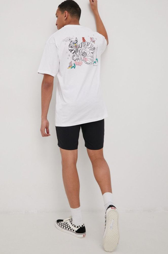 Купальні шорти Rip Curl чоловічі колір чорний однотонні фото 2
