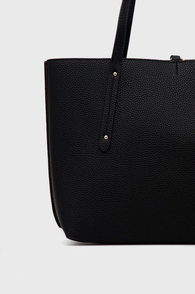 Guess - Двостороння сумочка колір чорний (1973979) фото 4