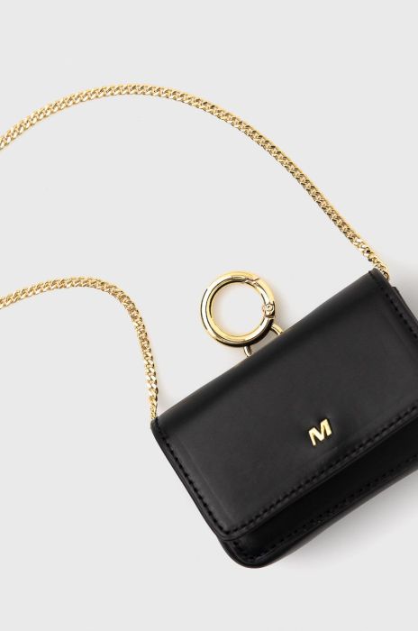 Шкіряна сумочка Miss Sixty колір чорний