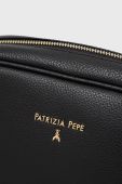 Шкіряна сумочка Patrizia Pepe колір чорний (1945362)