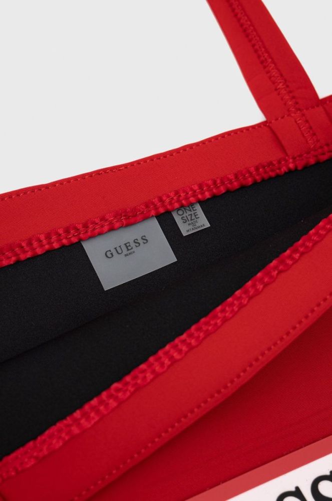 Сумка Guess колір червоний фото 5