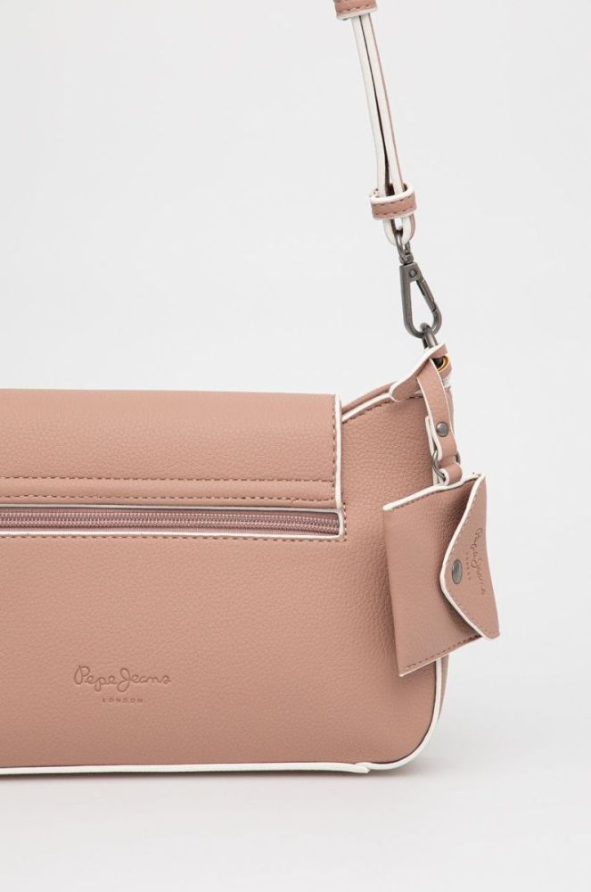 Сумочка Pepe Jeans Jeny Shoulder Bag колір рожевий фото 4