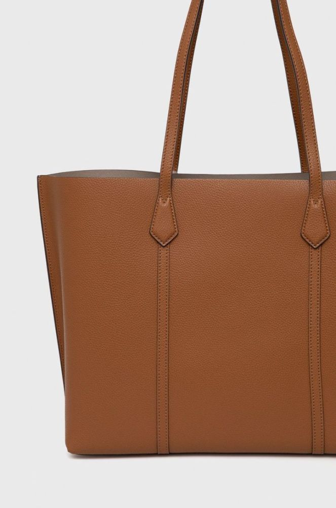 Шкіряна сумочка Tory Burch колір коричневий (2093019) фото 3