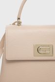 Шкіряна сумочка Furla колір бежевий (2120380)