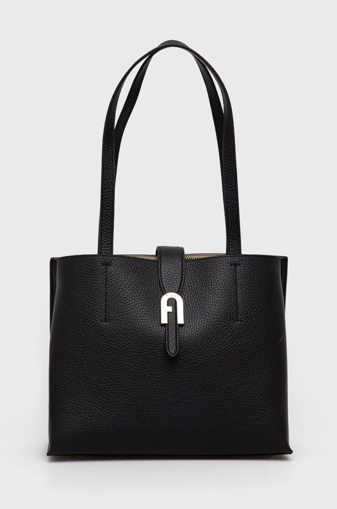Шкіряна сумочка Furla колір чорний (2087821)
